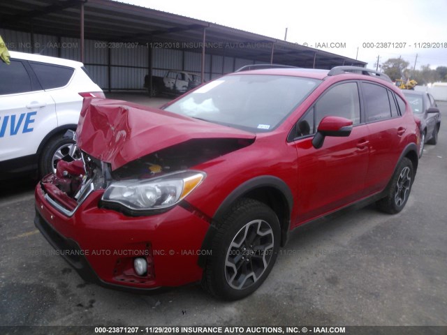 JF2GPABC6G8313669 - 2016 SUBARU CROSSTREK PREMIUM RED photo 2