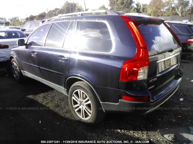 YV4CZ852871330532 - 2007 VOLVO XC90 V8 BLUE photo 3