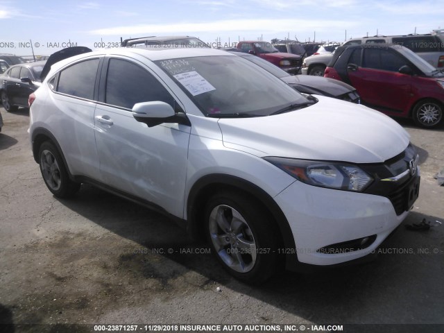 3CZRU5H53HM720355 - 2017 HONDA HR-V EX WHITE photo 1