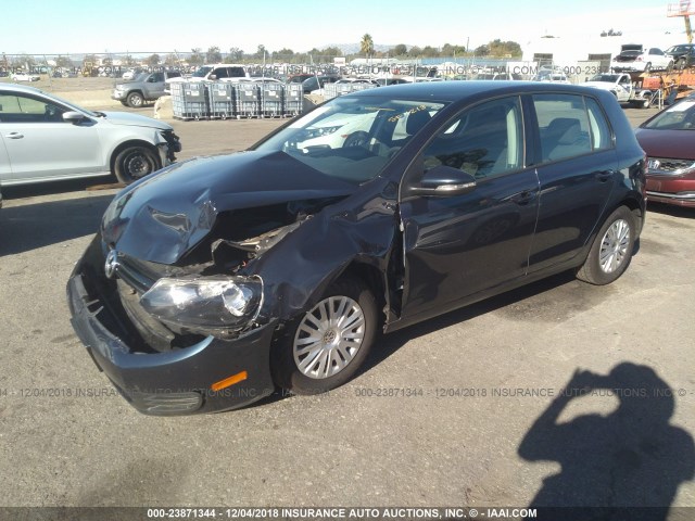 WVWDB7AJ5CW179603 - 2012 VOLKSWAGEN GOLF 灰色 照片 2