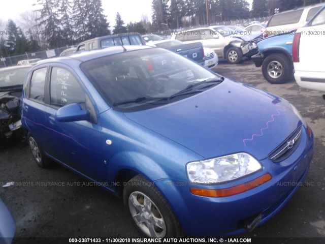KL1TD66668B238166 - 2008 CHEVROLET AVEO LS BLUE photo 1