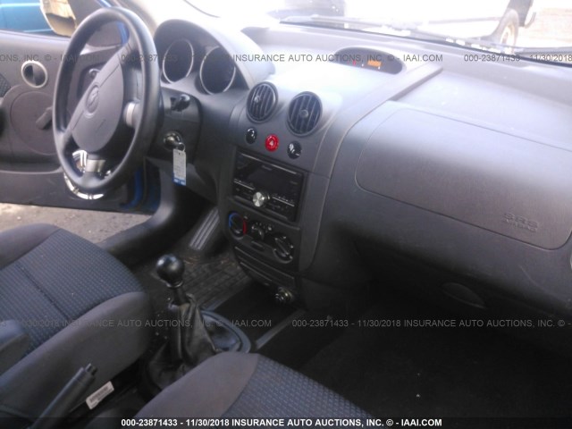 KL1TD66668B238166 - 2008 CHEVROLET AVEO LS BLUE photo 5