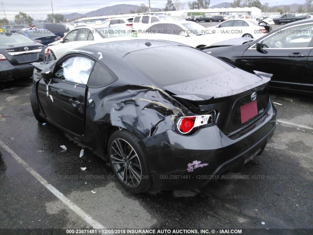 JF1ZNAA11D2723765 - 2013 TOYOTA SCION FR-S GRAY photo 3