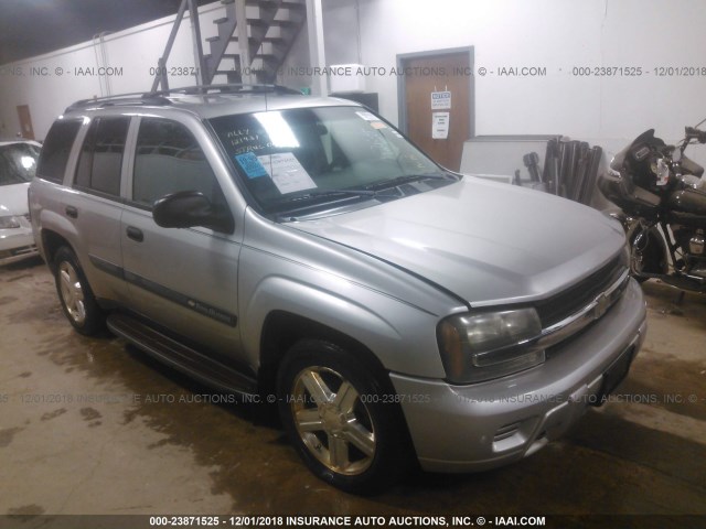 1GNDT13S942121431 - 2004 CHEVROLET TRAILBLAZER LS/LT SILVER photo 1