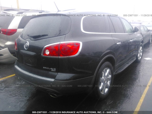 5GALRBED0AJ151461 - 2010 BUICK ENCLAVE CXL BLACK photo 4