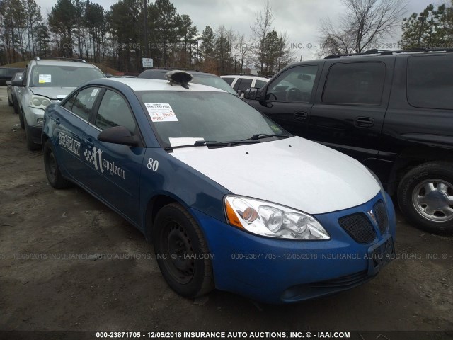 1G2ZF57B984289821 - 2008 PONTIAC G6 VALUE LEADER/BASE BLUE photo 1