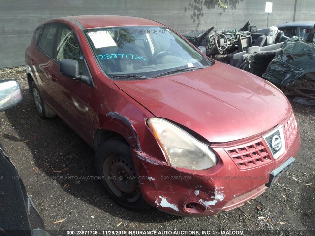 JN8AS58V08W147735 - 2008 NISSAN ROGUE S/SL RED photo 1