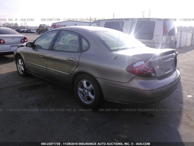 1FAFP55S93A111809 - 2003 FORD TAURUS SES TAN photo 3