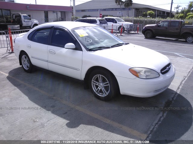 1FAFP55U01G120622 - 2001 FORD TAURUS SES WHITE photo 1