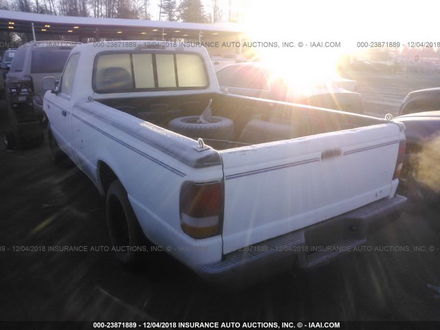 1FTCR10U2PPB17611 - 1993 FORD RANGER WHITE photo 3