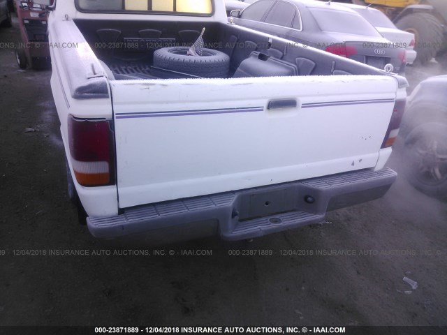 1FTCR10U2PPB17611 - 1993 FORD RANGER WHITE photo 6