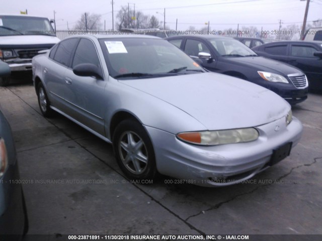 1G3NL52E54C180437 - 2004 OLDSMOBILE ALERO GL SILVER photo 1