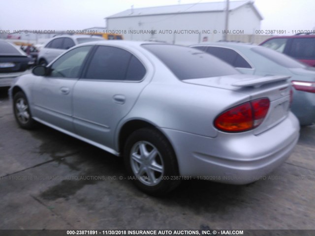 1G3NL52E54C180437 - 2004 OLDSMOBILE ALERO GL SILVER photo 3