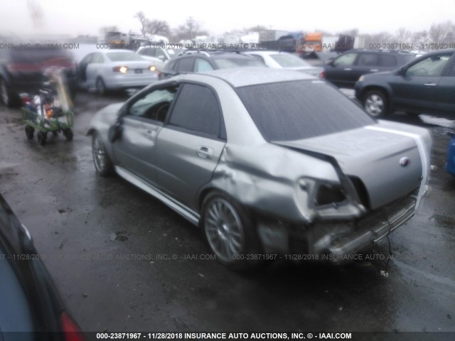 JF1GD79636G522985 - 2006 SUBARU IMPREZA WRX/LIMITED GRAY photo 3