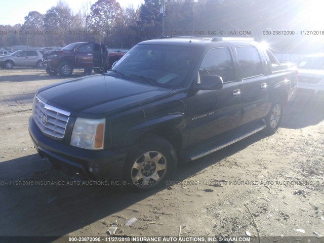 3GYEK63N02G199912 - 2002 CADILLAC ESCALADE EXT BLACK photo 2