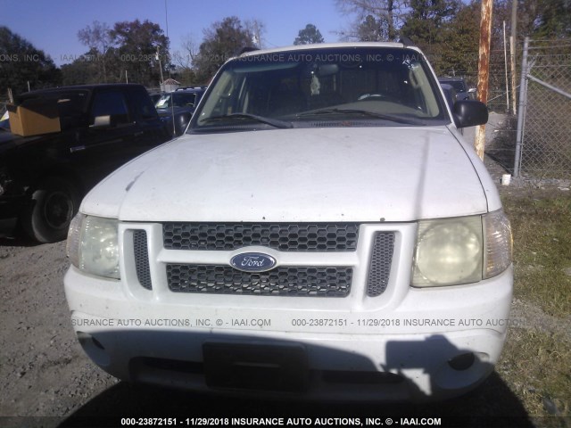 1FMZU67K54UB03558 - 2004 FORD EXPLORER SPORT TRAC  WHITE photo 6