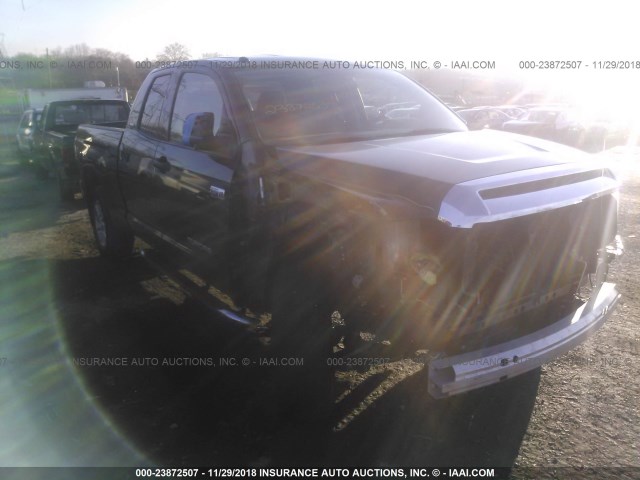 5TFUY5F13GX570213 - 2016 TOYOTA TUNDRA DOUBLE CAB SR/SR5 BLACK photo 1