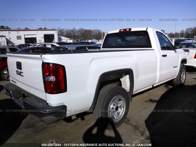 1GTN1LEC5JZ903264 - 2018 GMC SIERRA C1500 WHITE photo 4