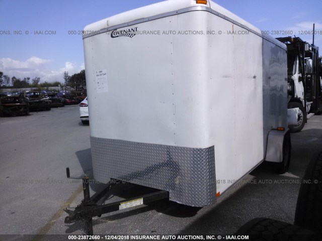 5RMBE12139D016280 - 2009 COVENANT TILT TRAILER  WHITE photo 2