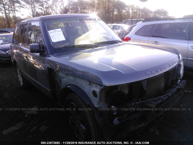 SALME15466A230416 - 2006 LAND ROVER RANGE ROVER HSE GRAY photo 1