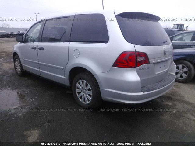 2V8HW44189R579970 - 2009 VOLKSWAGEN ROUTAN S GRAY photo 3