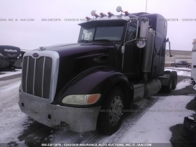 1XPHDB9X46N656862 - 2006 PETERBILT 386 MAROON photo 2