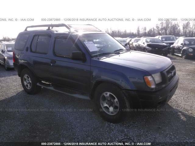 5N1ED28Y0YC593557 - 2000 NISSAN XTERRA XE/SE BLUE photo 1