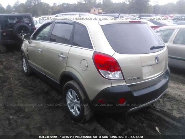 3GSCL33P98S646516 - 2008 SATURN VUE XE TAN photo 3