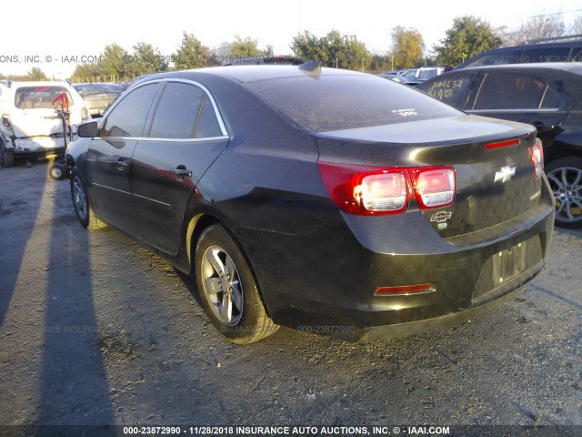 1G11B5SL6FF171806 - 2015 CHEVROLET MALIBU LS BLACK photo 3