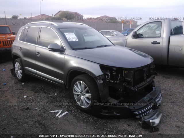 WVGAV7AX6CW002875 - 2012 VOLKSWAGEN TIGUAN S/SE/SEL GRAY photo 1