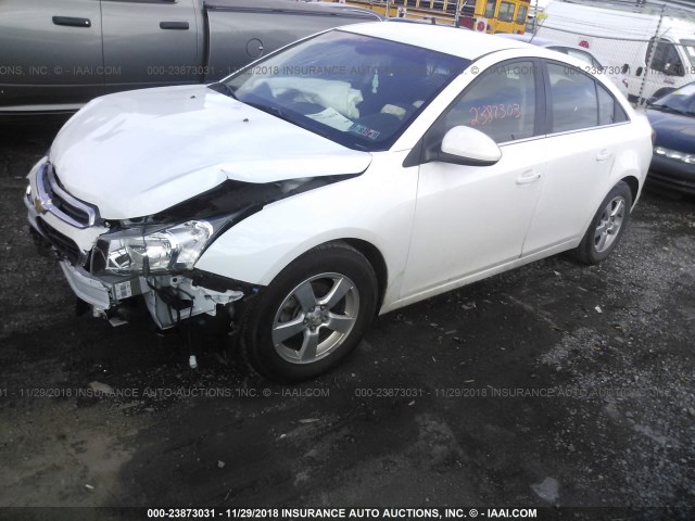 1G1PE5SB8G7178390 - 2016 CHEVROLET CRUZE LIMITED LT WHITE photo 2