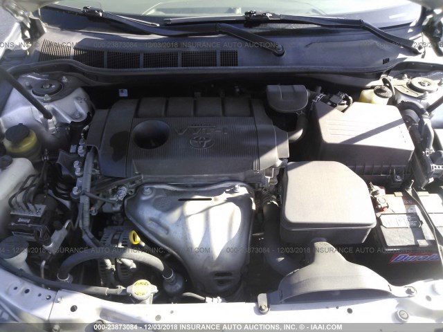 4T4BF3EK5BR098863 - 2011 TOYOTA CAMRY SE/LE/XLE 银色 照片 10