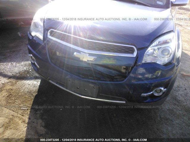 2CNFLFEY2A6236088 - 2010 CHEVROLET EQUINOX LTZ BLUE photo 6