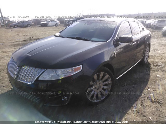 1LNHL9ER7BG607234 - 2011 LINCOLN MKS BLACK photo 2