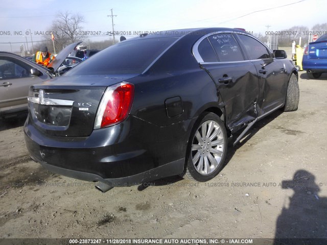 1LNHL9ER7BG607234 - 2011 LINCOLN MKS BLACK photo 4