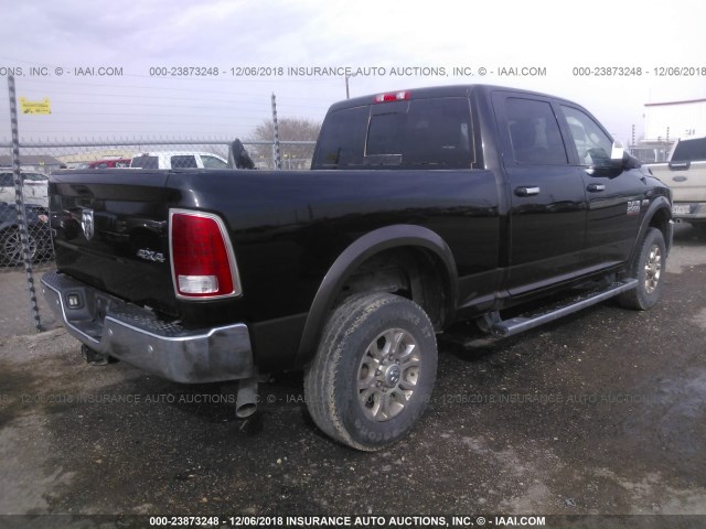 3C6UR5FJ0HG781329 - 2017 RAM 2500 LARAMIE BLACK photo 4