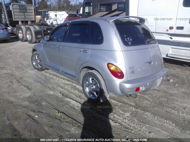 3C8FY68854T210701 - 2004 CHRYSLER PT CRUISER LIMITED SILVER photo 3