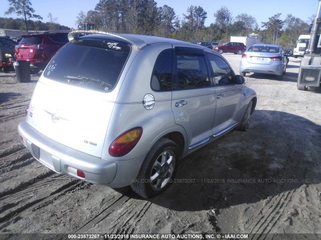 3C8FY68854T210701 - 2004 CHRYSLER PT CRUISER LIMITED SILVER photo 4