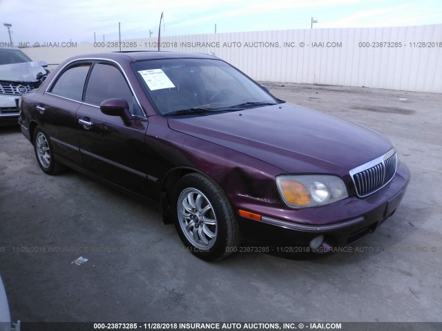 KMHFU45E43A263290 - 2003 HYUNDAI XG 350 MAROON photo 1