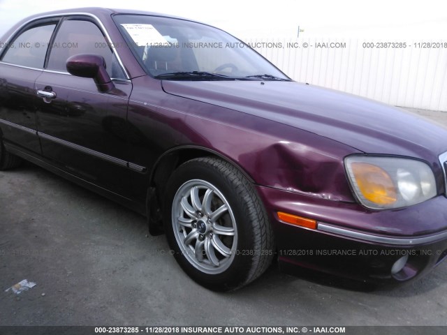 KMHFU45E43A263290 - 2003 HYUNDAI XG 350 MAROON photo 6