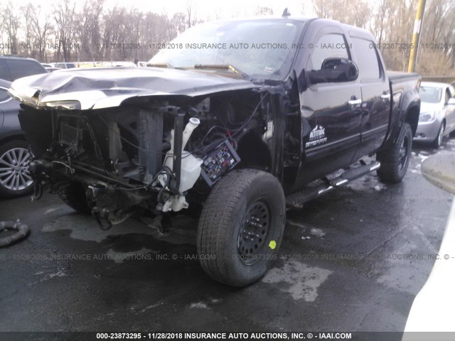 3GTP2VE76CG292779 - 2012 GMC SIERRA K1500 SLE BLACK photo 2