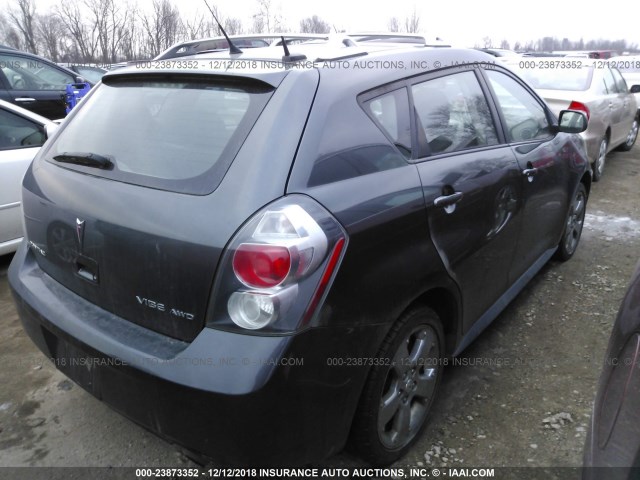 5Y2SM670X9Z434926 - 2009 PONTIAC VIBE GRAY photo 4