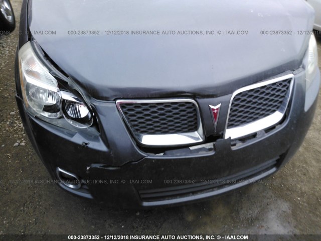 5Y2SM670X9Z434926 - 2009 PONTIAC VIBE GRAY photo 6