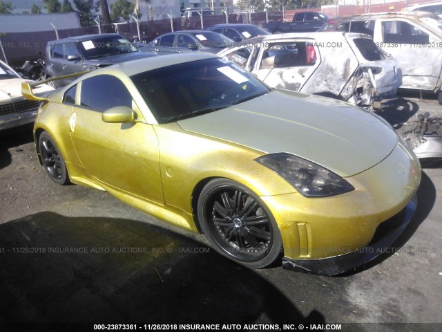 JN1AZ34D16M304256 - 2006 NISSAN 350Z COUPE YELLOW photo 1