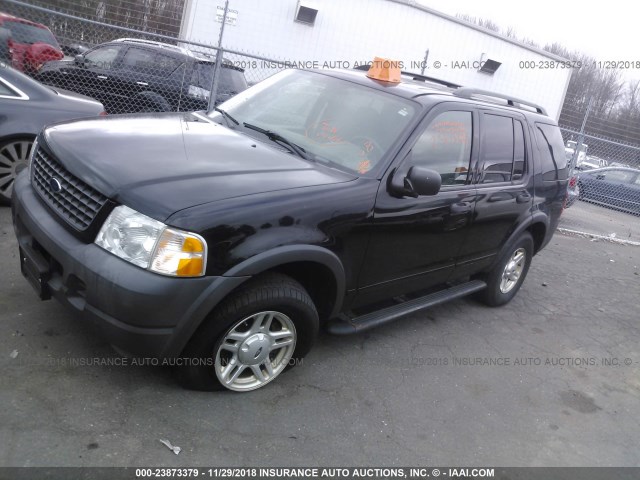 1FMZU72K03UA67449 - 2003 FORD EXPLORER XLS/XLS SPORT BLACK photo 2