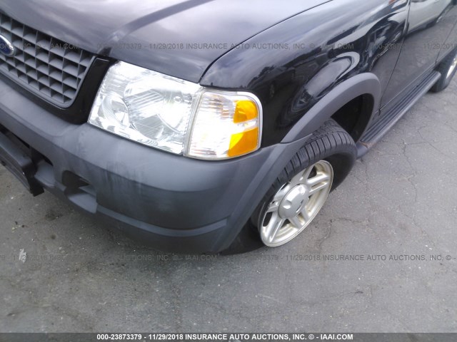 1FMZU72K03UA67449 - 2003 FORD EXPLORER XLS/XLS SPORT BLACK photo 6