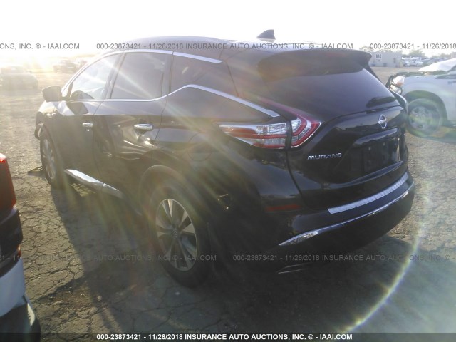 5N1AZ2MG1JN169408 - 2018 NISSAN MURANO S/SL/SV/PLATINUM BLACK photo 3