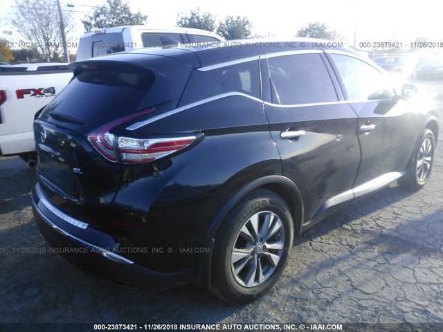 5N1AZ2MG1JN169408 - 2018 NISSAN MURANO S/SL/SV/PLATINUM BLACK photo 4