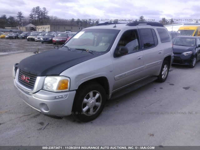 1GKET16P146222321 - 2004 GMC ENVOY XL SILVER photo 2