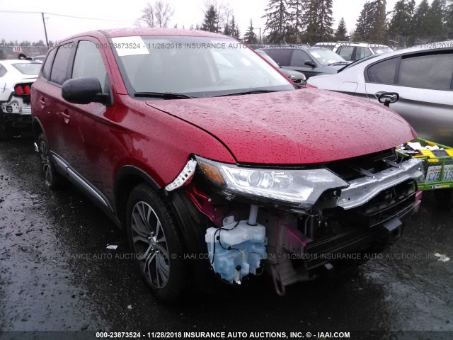 JA4AZ3A32JZ059434 - 2018 MITSUBISHI OUTLANDER SE/SEL RED photo 1